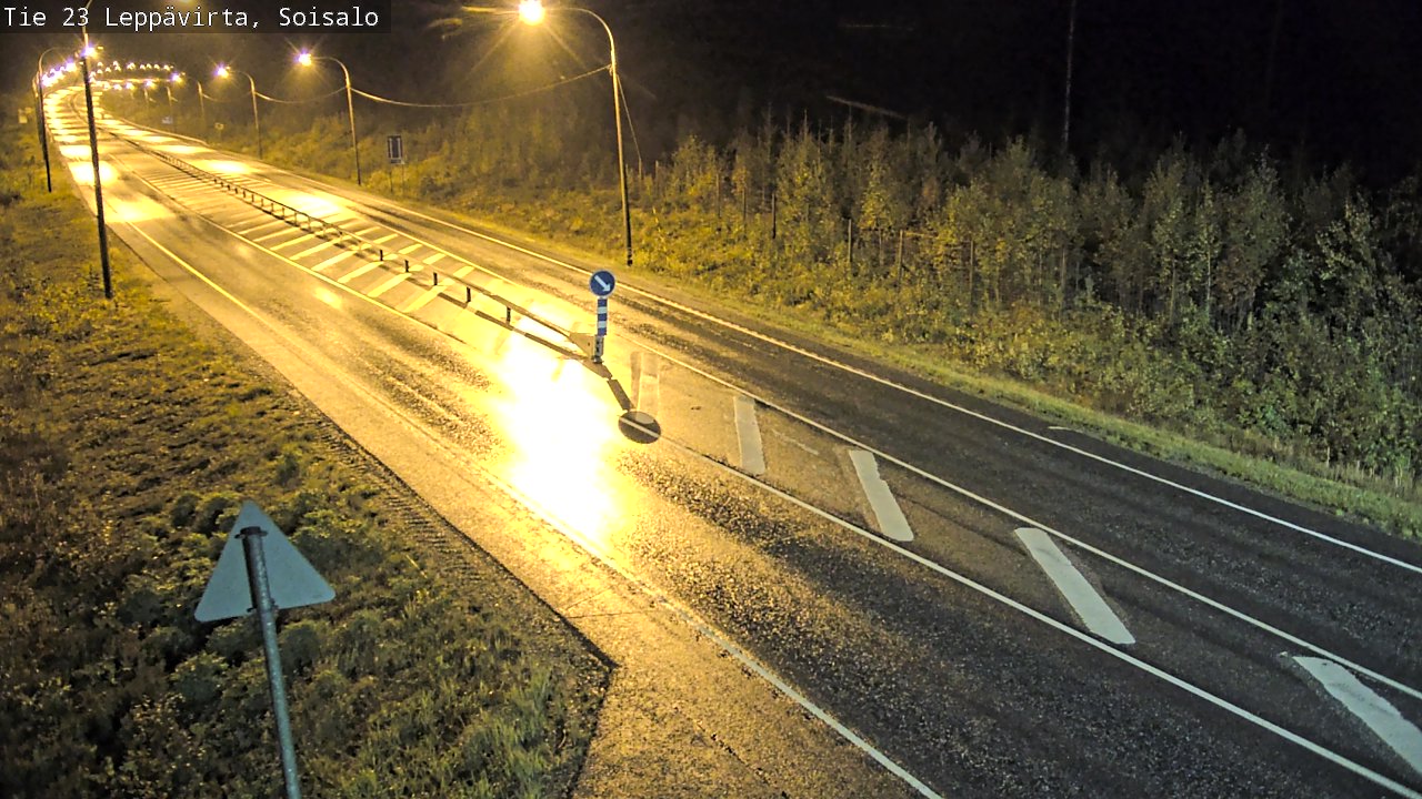 Weather Camera Image Road 23 Leppävirta, Soisalo, Leppävirta, Pohjois-Savo
