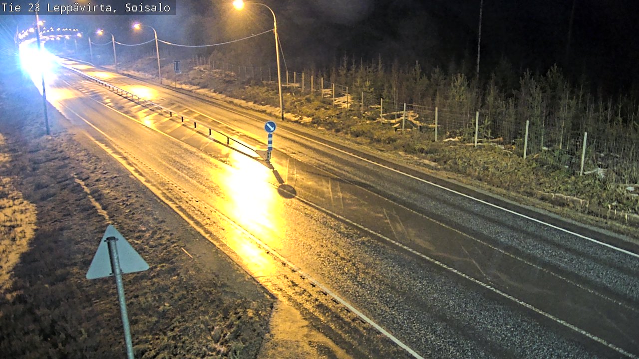 Weather Camera Image Road 23 Leppävirta, Soisalo, Leppävirta, Pohjois-Savo