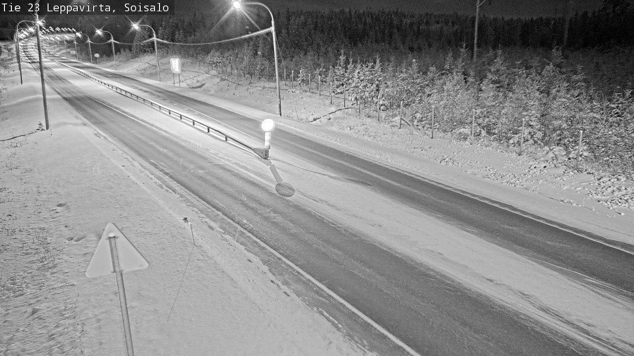 Weather Camera Image Road 23 Leppävirta, Soisalo, Leppävirta, Pohjois-Savo