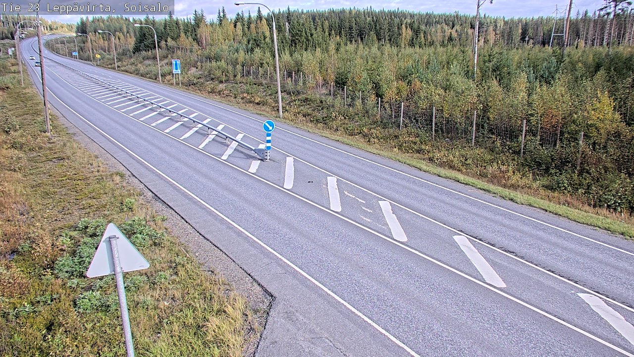 Weather Camera Image Väg 23 Leppävirta, Soisalo, Leppävirta, Pohjois-Savo