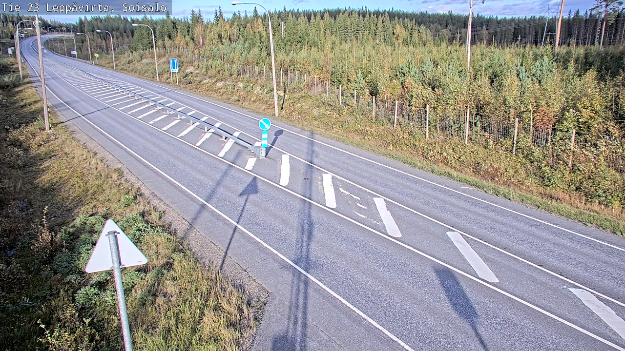 Weather Camera Image Väg 23 Leppävirta, Soisalo, Leppävirta, Pohjois-Savo
