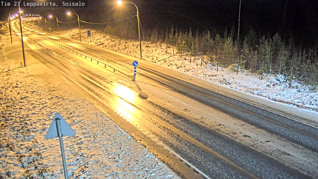 Weather Camera Image Road 23 Leppävirta, Soisalo, Leppävirta, Pohjois-Savo