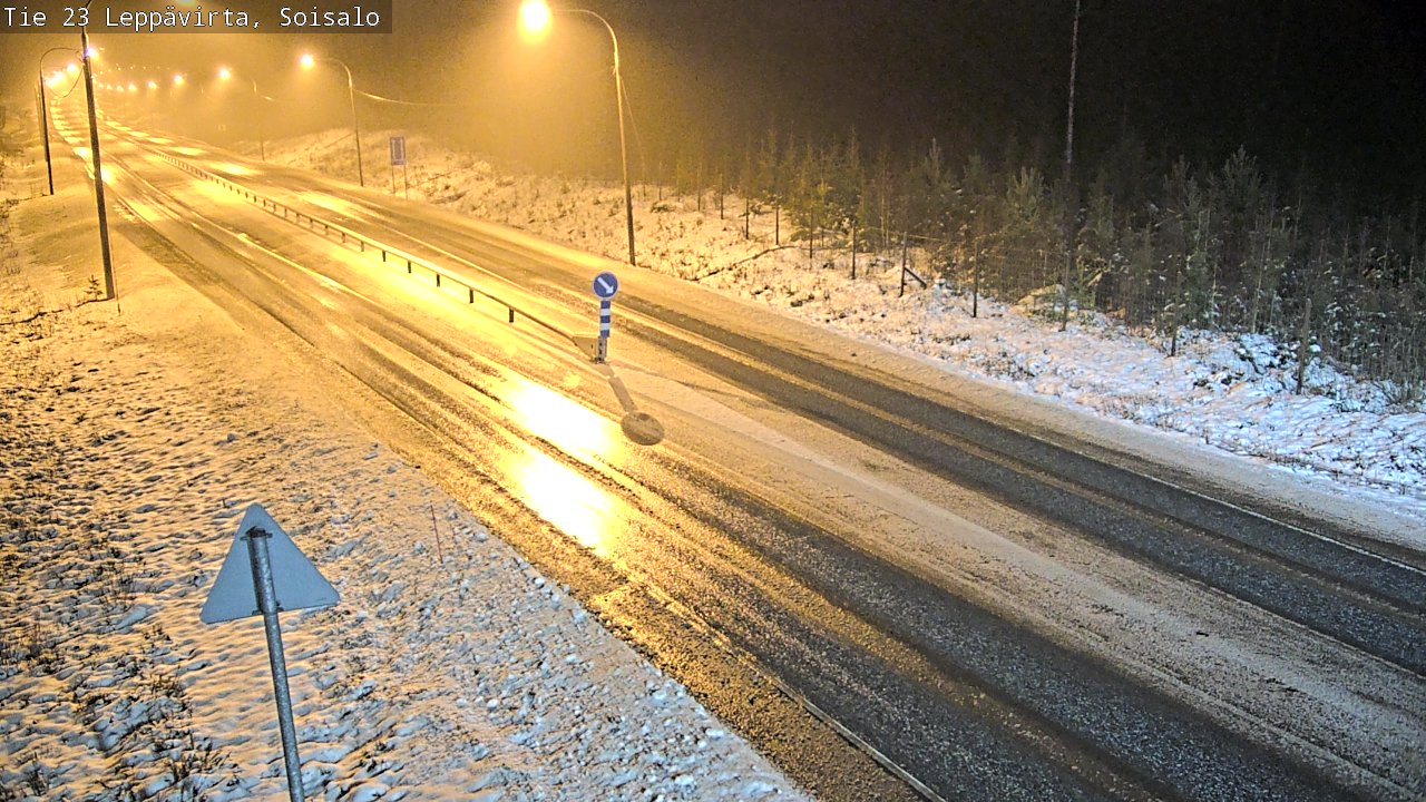Weather Camera Image Road 23 Leppävirta, Soisalo, Leppävirta, Pohjois-Savo