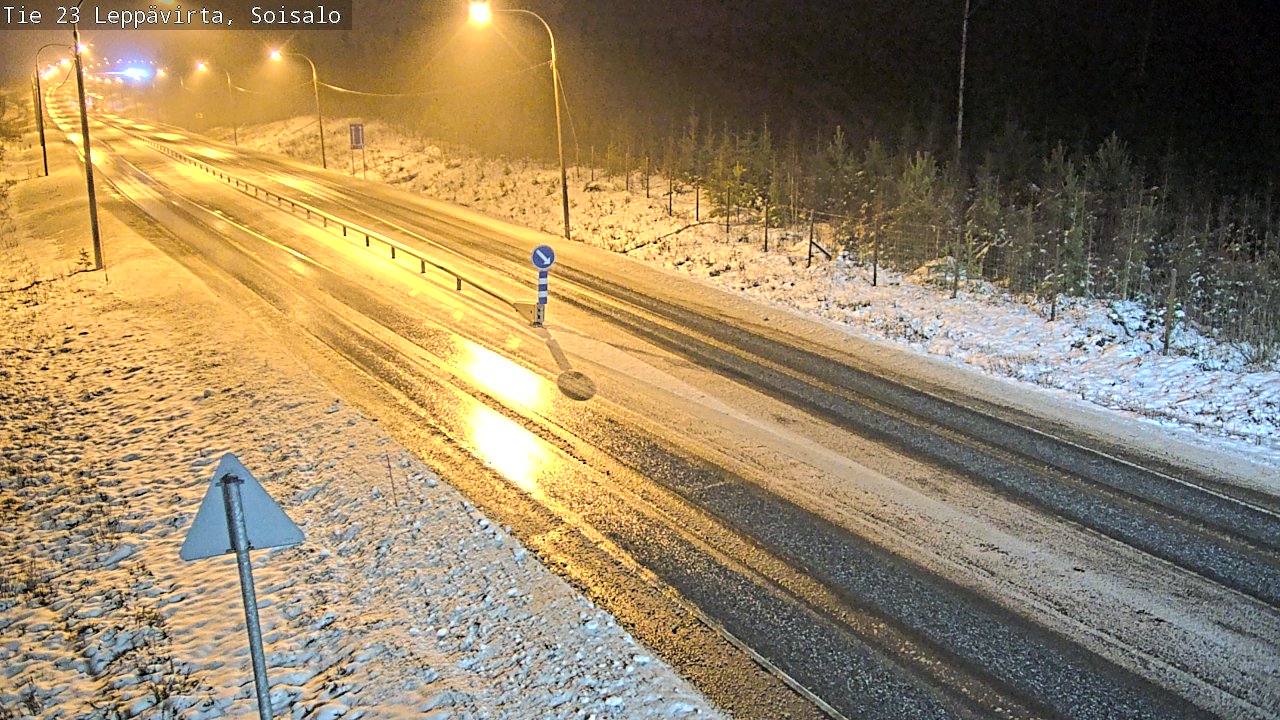 Weather Camera Image Road 23 Leppävirta, Soisalo, Leppävirta, Pohjois-Savo