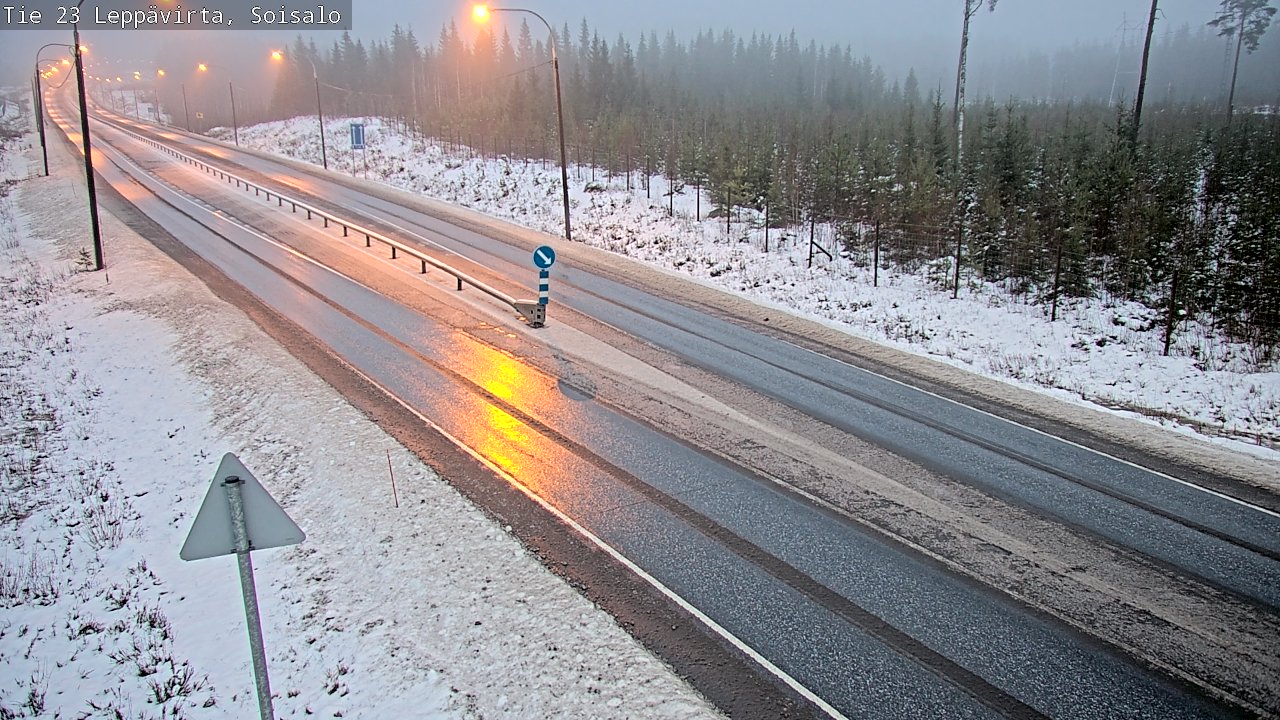 Weather Camera Image Road 23 Leppävirta, Soisalo, Leppävirta, Pohjois-Savo