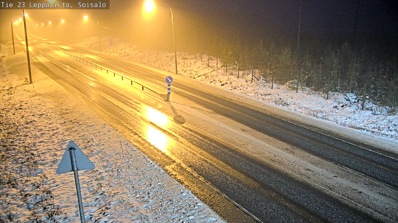 Weather Camera Image Road 23 Leppävirta, Soisalo, Leppävirta, Pohjois-Savo