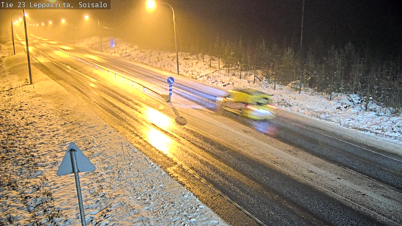 Weather Camera Image Road 23 Leppävirta, Soisalo, Leppävirta, Pohjois-Savo