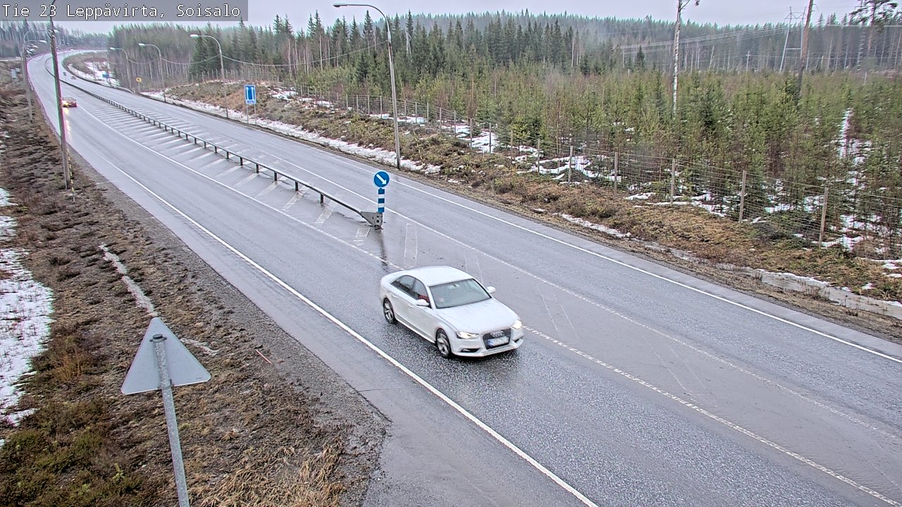 Weather Camera Image Road 23 Leppävirta, Soisalo, Leppävirta, Pohjois-Savo