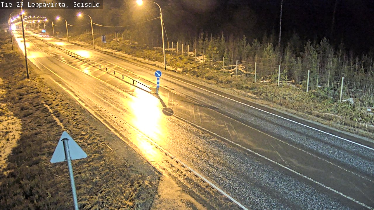 Weather Camera Image Road 23 Leppävirta, Soisalo, Leppävirta, Pohjois-Savo