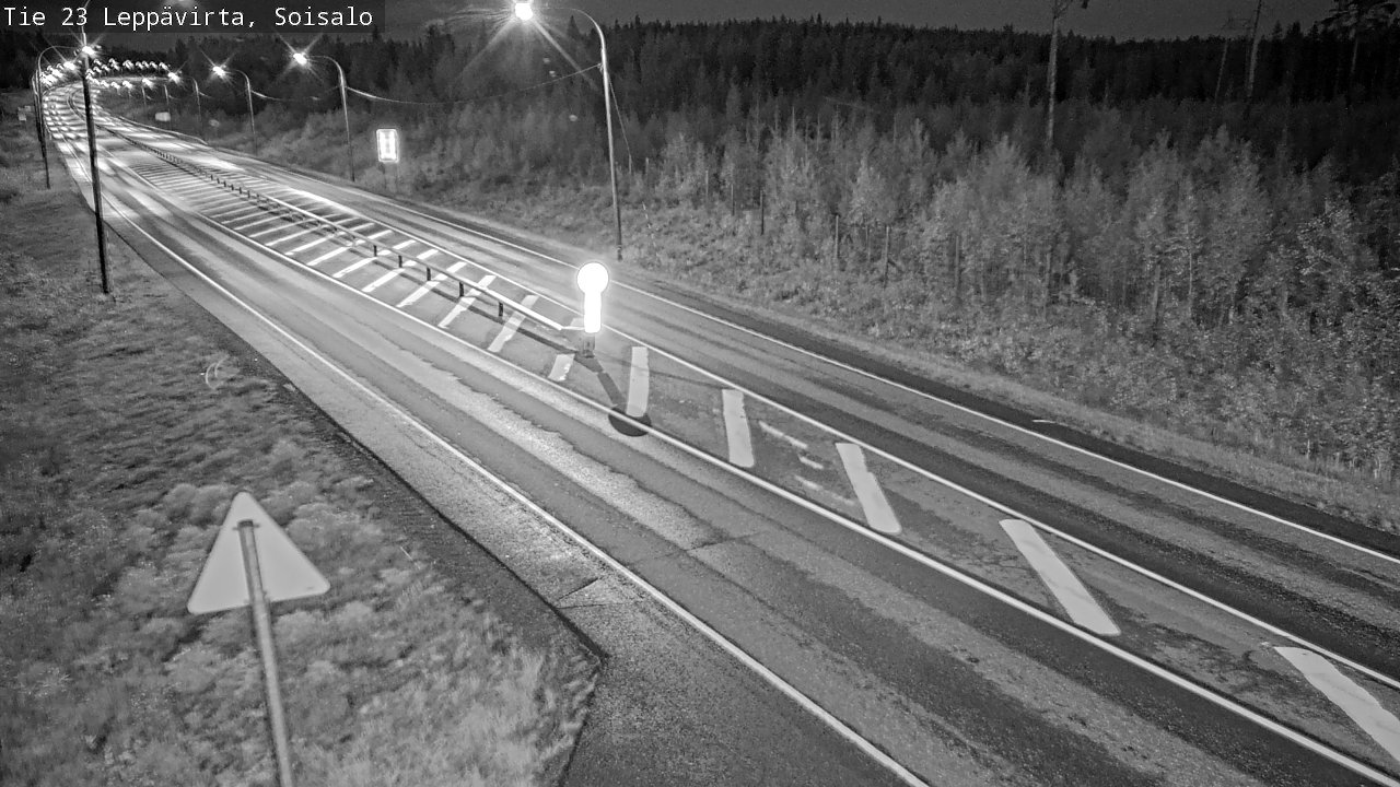 Weather Camera Image Road 23 Leppävirta, Soisalo, Leppävirta, Pohjois-Savo