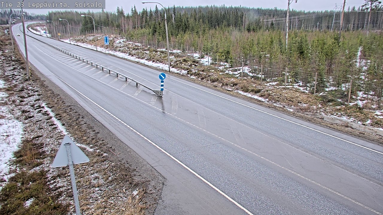 Kelikamerat Kuva Tie 23 Leppävirta, Soisalo, Leppävirta, Pohjois-Savo