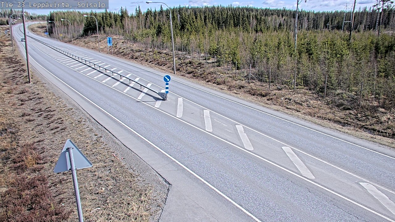 Weather Camera Image Väg 23 Leppävirta, Soisalo, Leppävirta, Pohjois-Savo
