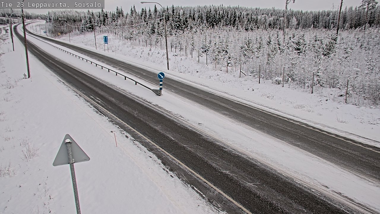 Weather Camera Image Road 23 Leppävirta, Soisalo, Leppävirta, Pohjois-Savo