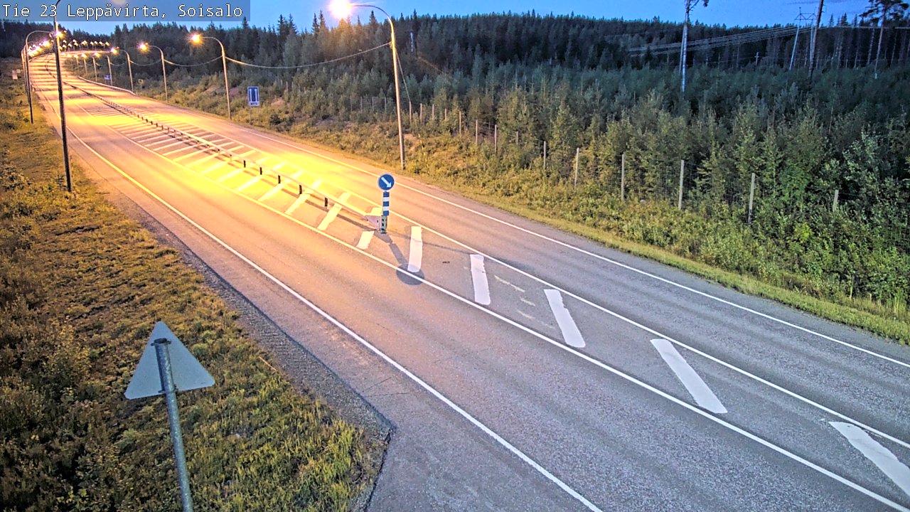 Kelikamerat Kuva Tie 23 Leppävirta, Soisalo, Leppävirta, Pohjois-Savo
