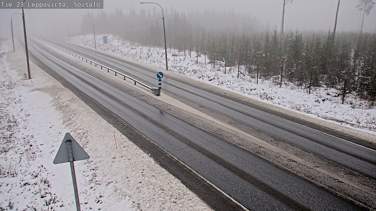 Weather Camera Image Road 23 Leppävirta, Soisalo, Leppävirta, Pohjois-Savo