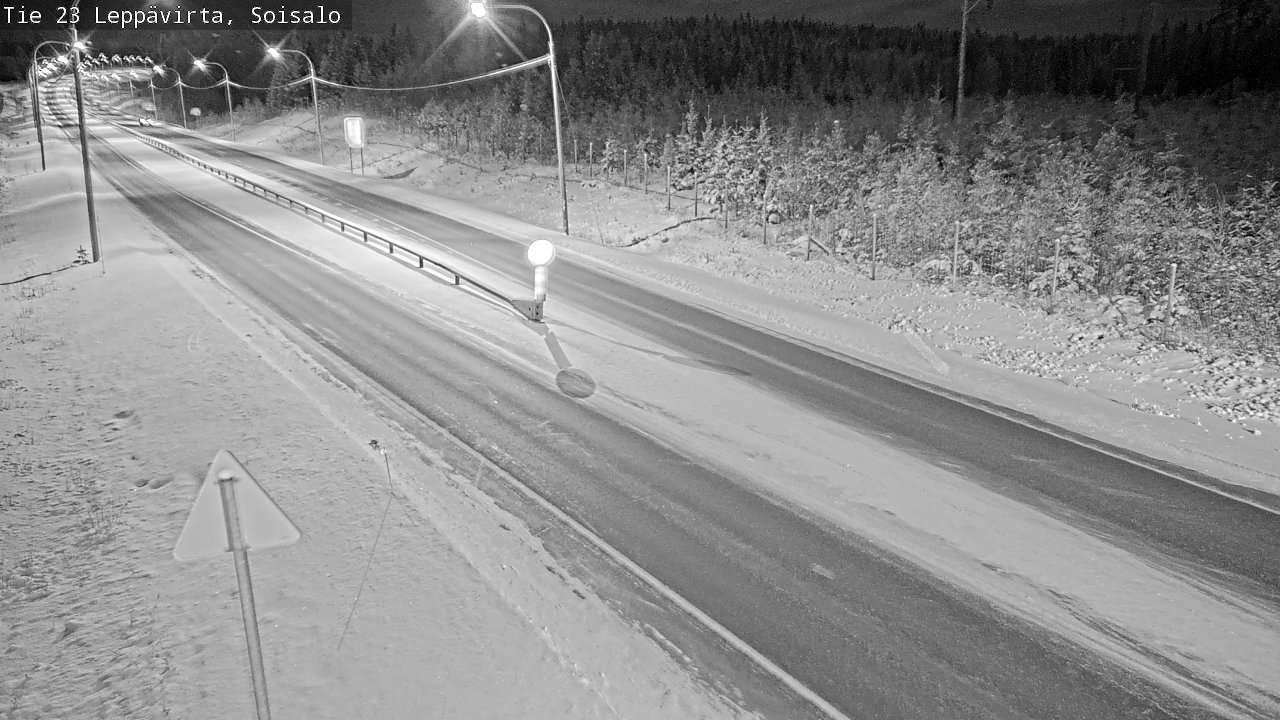 Weather Camera Image Road 23 Leppävirta, Soisalo, Leppävirta, Pohjois-Savo