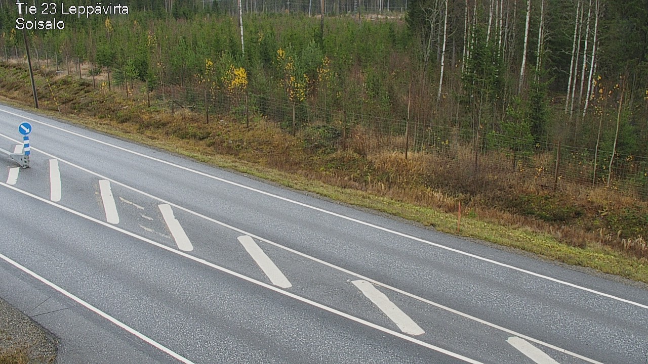 Weather Camera Image Väg 23 Leppävirta, Soisalo, Leppävirta, Pohjois-Savo