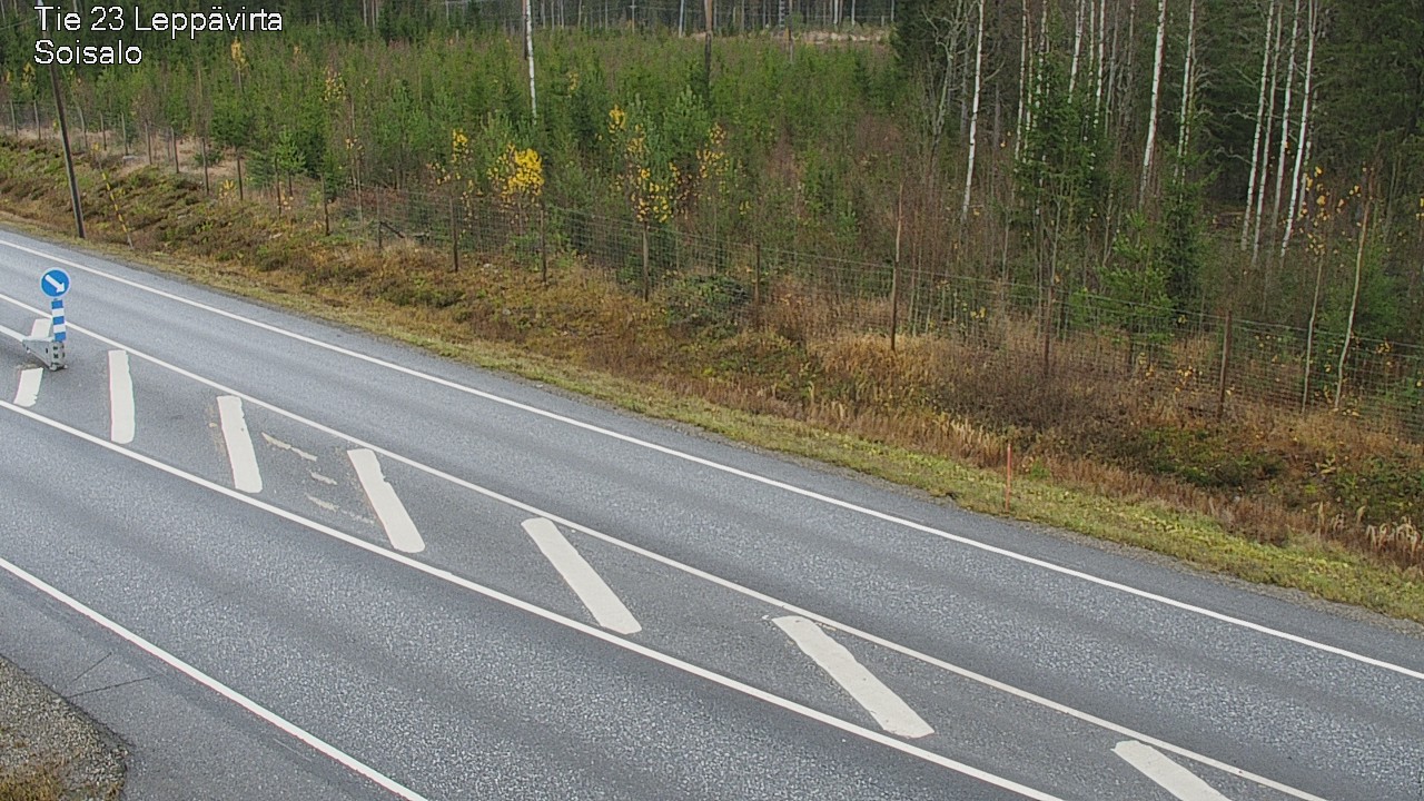 Weather Camera Image Väg 23 Leppävirta, Soisalo, Leppävirta, Pohjois-Savo