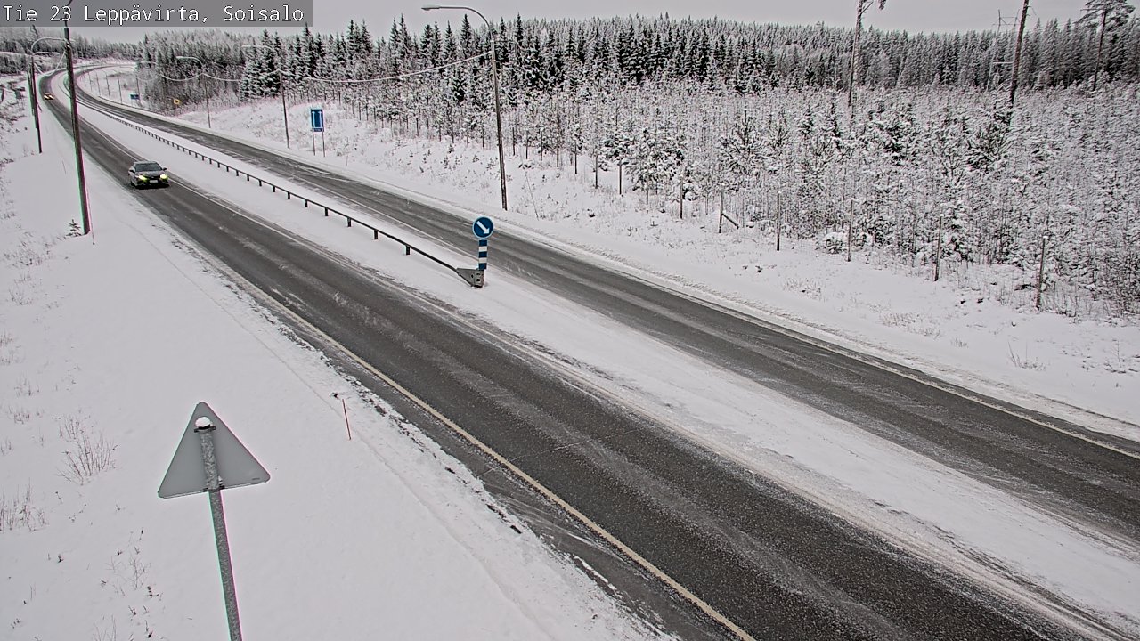 Weather Camera Image Road 23 Leppävirta, Soisalo, Leppävirta, Pohjois-Savo