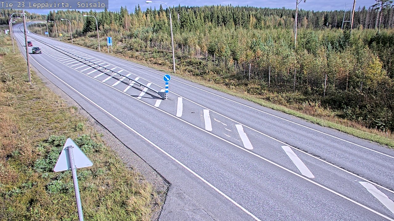 Kelikamerat Kuva Tie 23 Leppävirta, Soisalo, Leppävirta, Pohjois-Savo