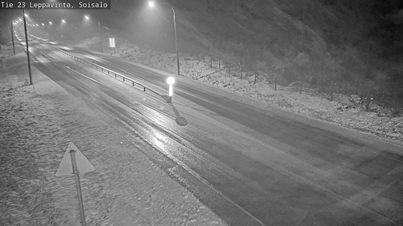 Weather Camera Image Road 23 Leppävirta, Soisalo, Leppävirta, Pohjois-Savo