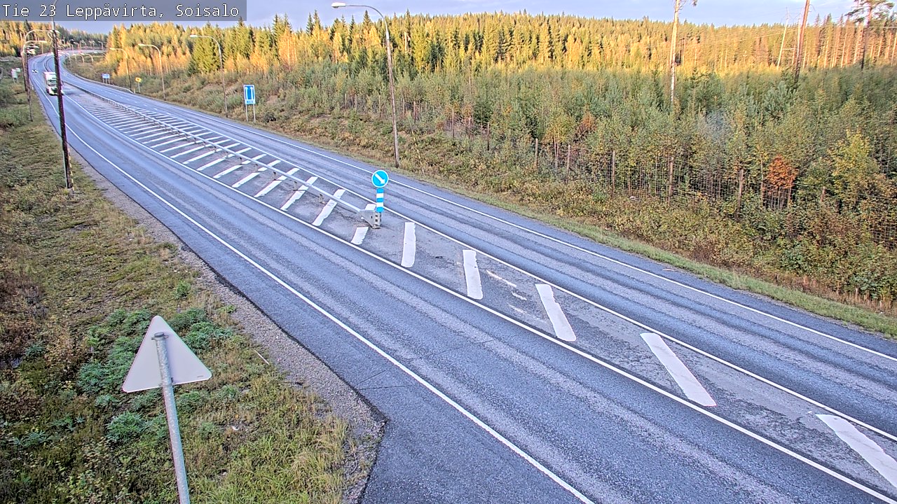 Weather Camera Image Road 23 Leppävirta, Soisalo, Leppävirta, Pohjois-Savo