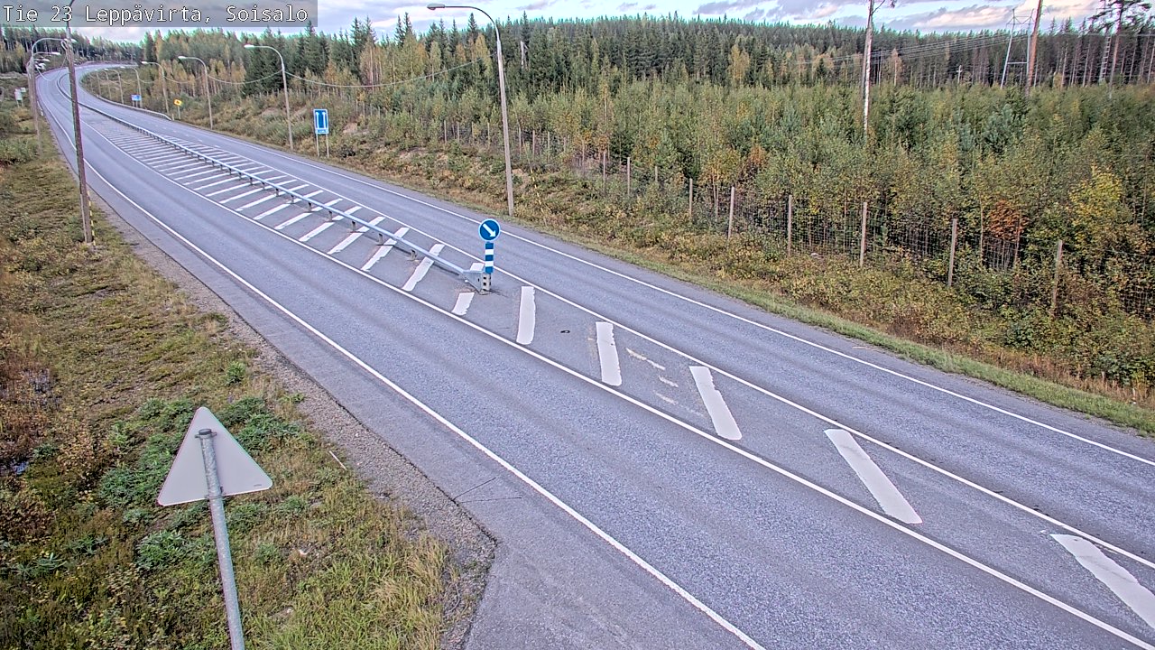 Weather Camera Image Väg 23 Leppävirta, Soisalo, Leppävirta, Pohjois-Savo