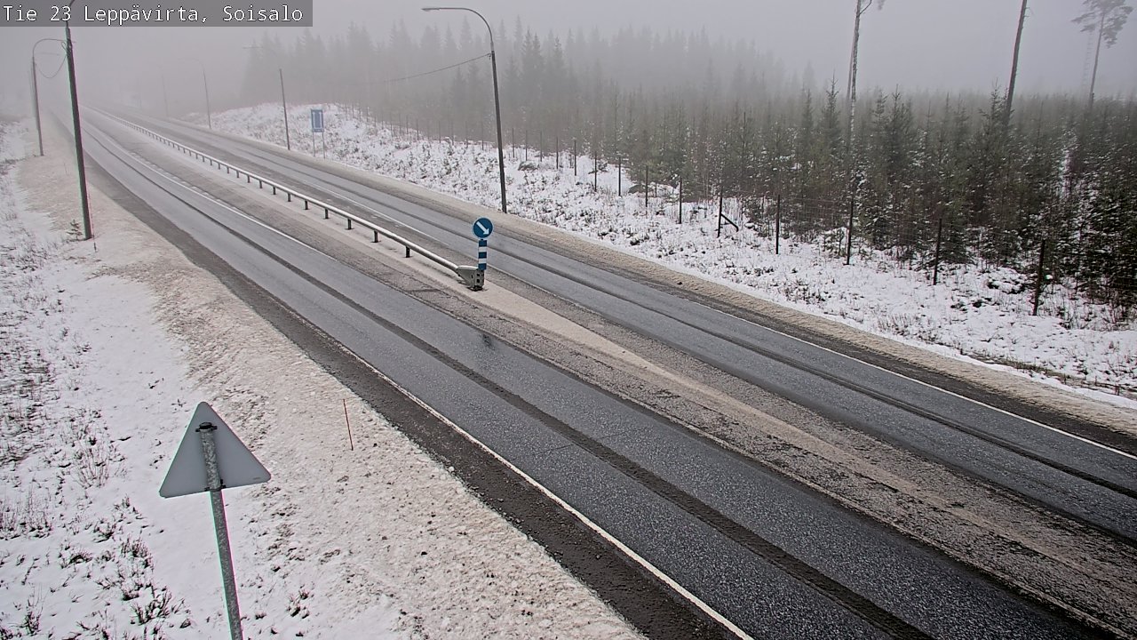 Weather Camera Image Road 23 Leppävirta, Soisalo, Leppävirta, Pohjois-Savo