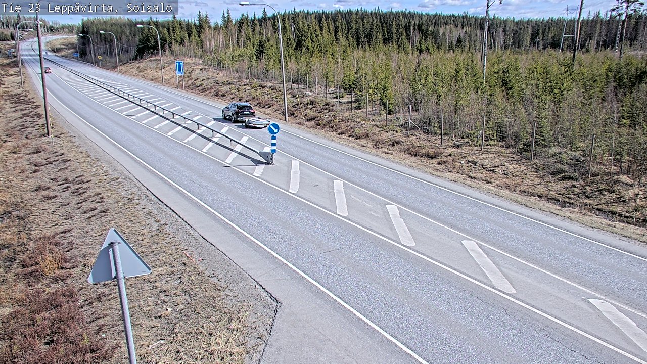 Weather Camera Image Väg 23 Leppävirta, Soisalo, Leppävirta, Pohjois-Savo