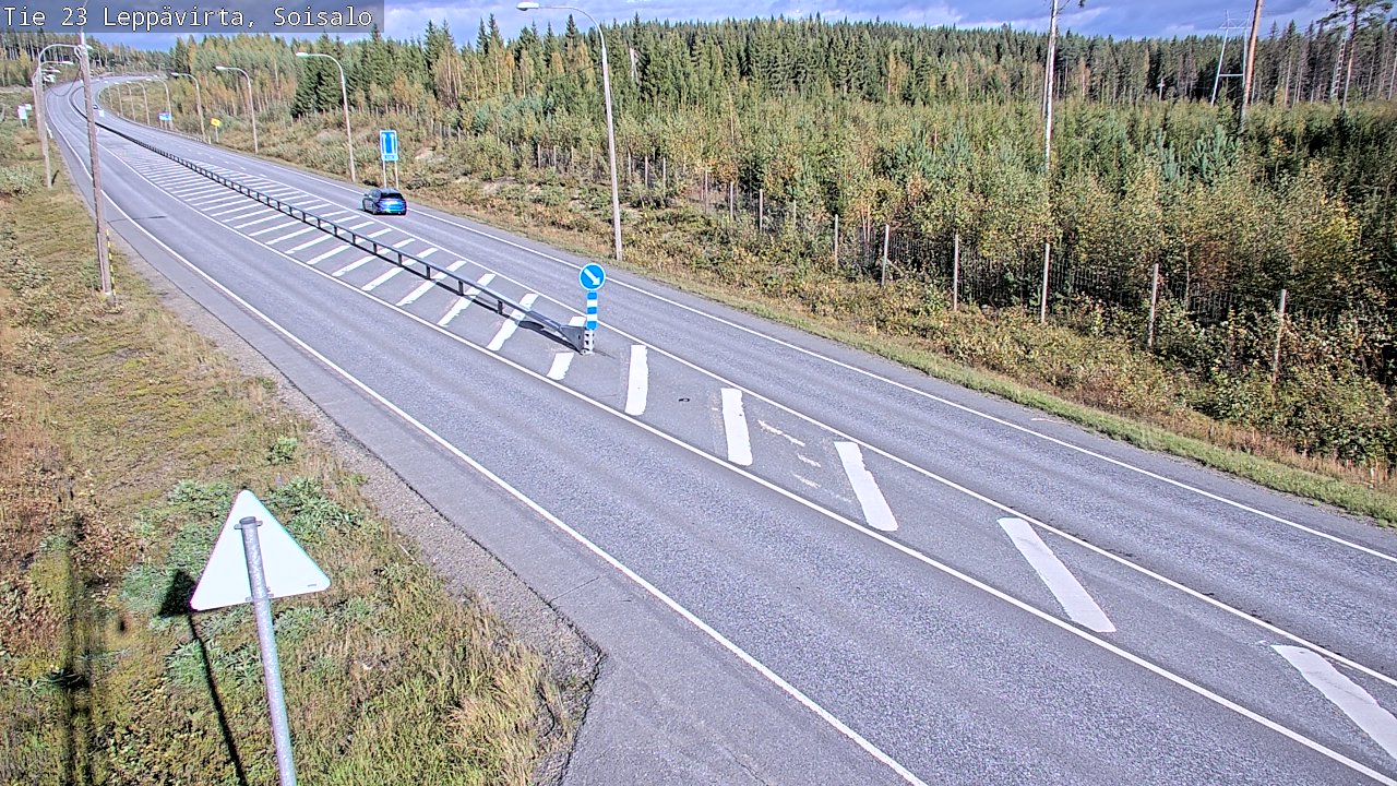 Weather Camera Image Väg 23 Leppävirta, Soisalo, Leppävirta, Pohjois-Savo