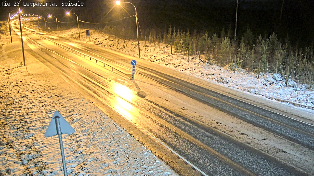 Weather Camera Image Road 23 Leppävirta, Soisalo, Leppävirta, Pohjois-Savo