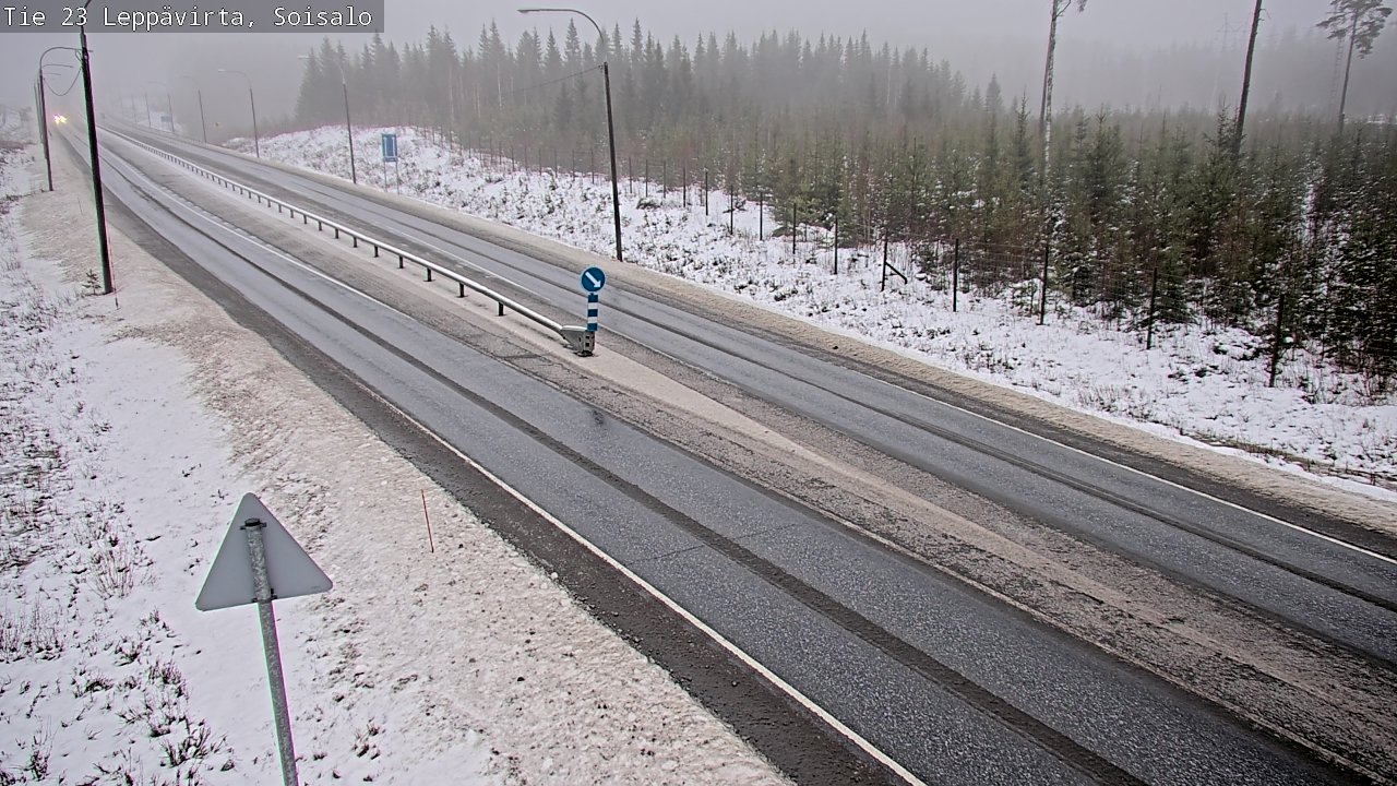 Weather Camera Image Road 23 Leppävirta, Soisalo, Leppävirta, Pohjois-Savo