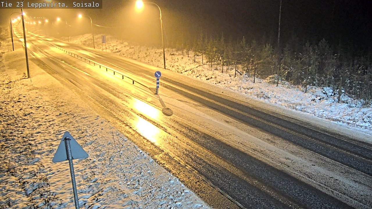 Weather Camera Image Road 23 Leppävirta, Soisalo, Leppävirta, Pohjois-Savo
