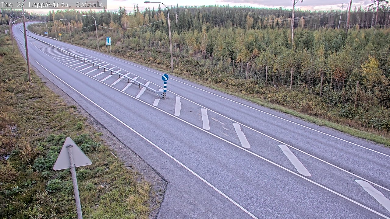 Weather Camera Image Väg 23 Leppävirta, Soisalo, Leppävirta, Pohjois-Savo