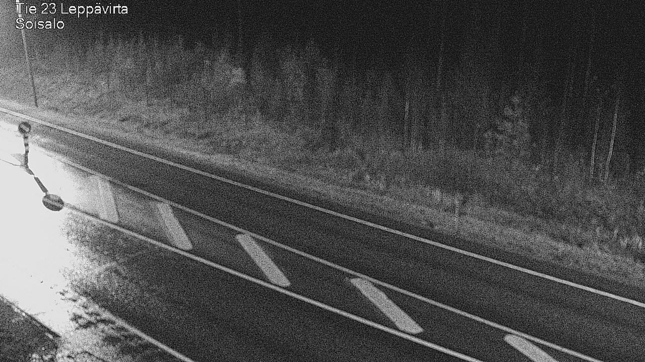 Weather Camera Image Road 23 Leppävirta, Soisalo, Leppävirta, Pohjois-Savo