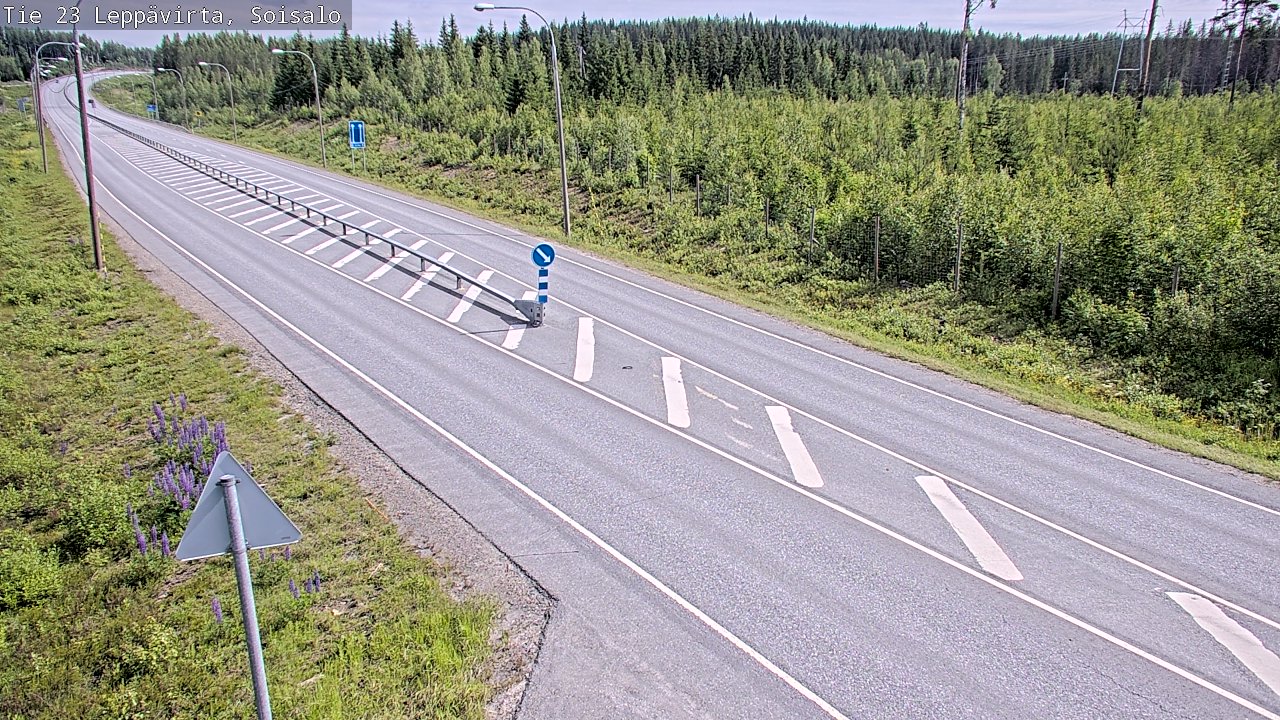 Kelikamerat Kuva Tie 23 Leppävirta, Soisalo, Leppävirta, Pohjois-Savo
