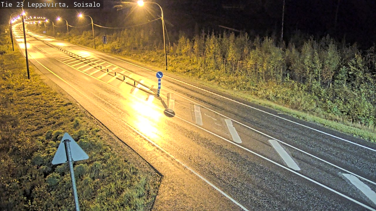 Weather Camera Image Road 23 Leppävirta, Soisalo, Leppävirta, Pohjois-Savo