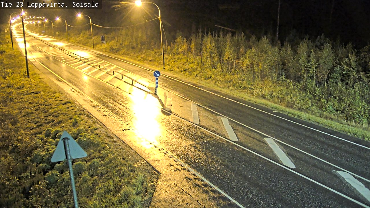 Weather Camera Image Road 23 Leppävirta, Soisalo, Leppävirta, Pohjois-Savo