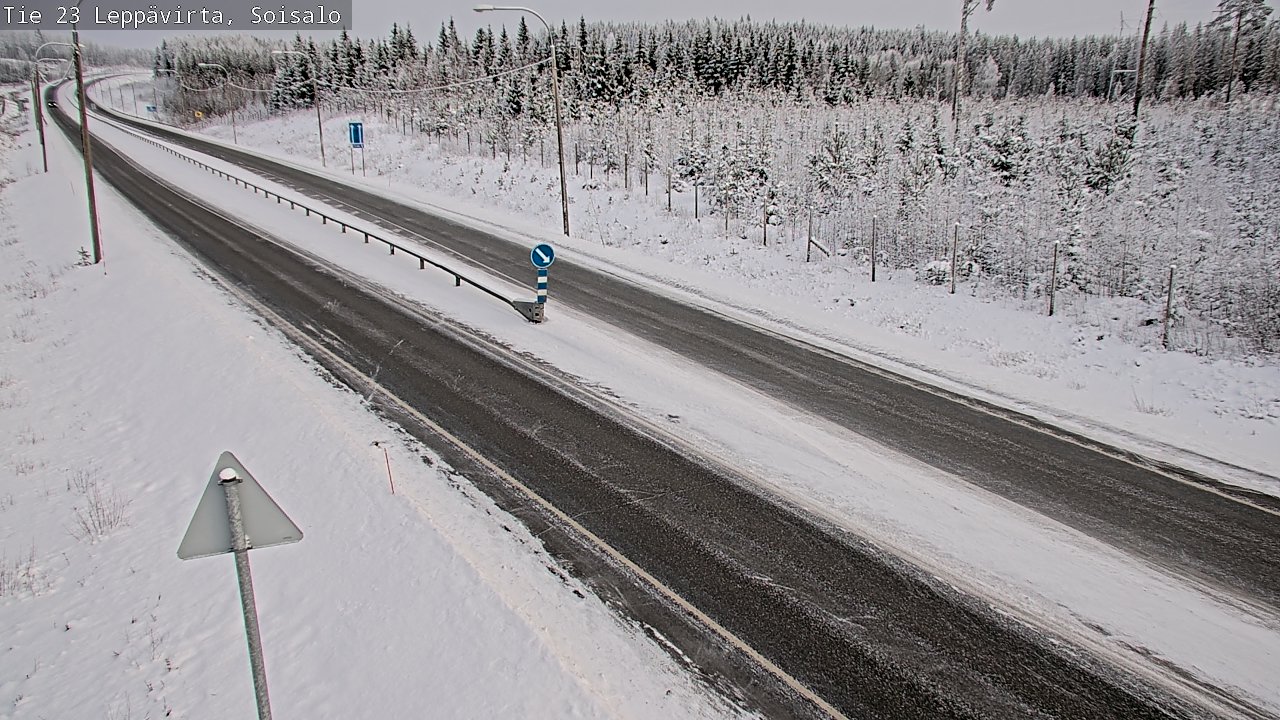 Weather Camera Image Road 23 Leppävirta, Soisalo, Leppävirta, Pohjois-Savo