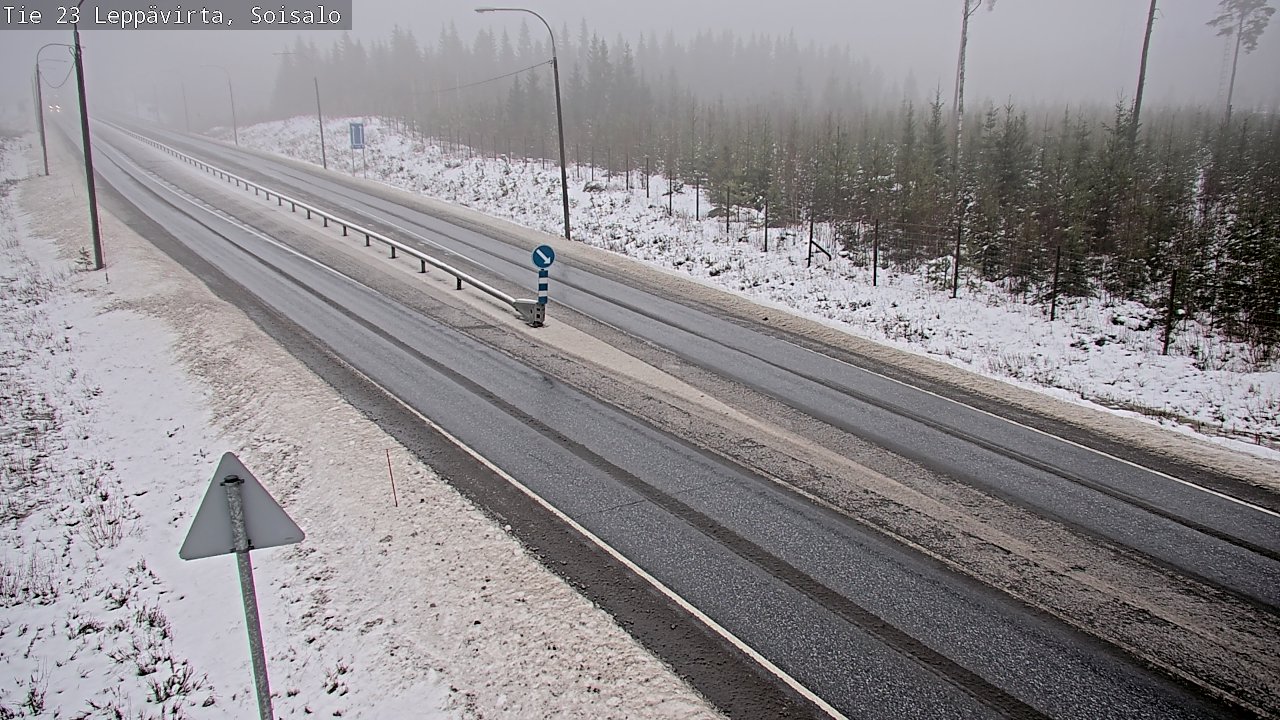 Weather Camera Image Road 23 Leppävirta, Soisalo, Leppävirta, Pohjois-Savo