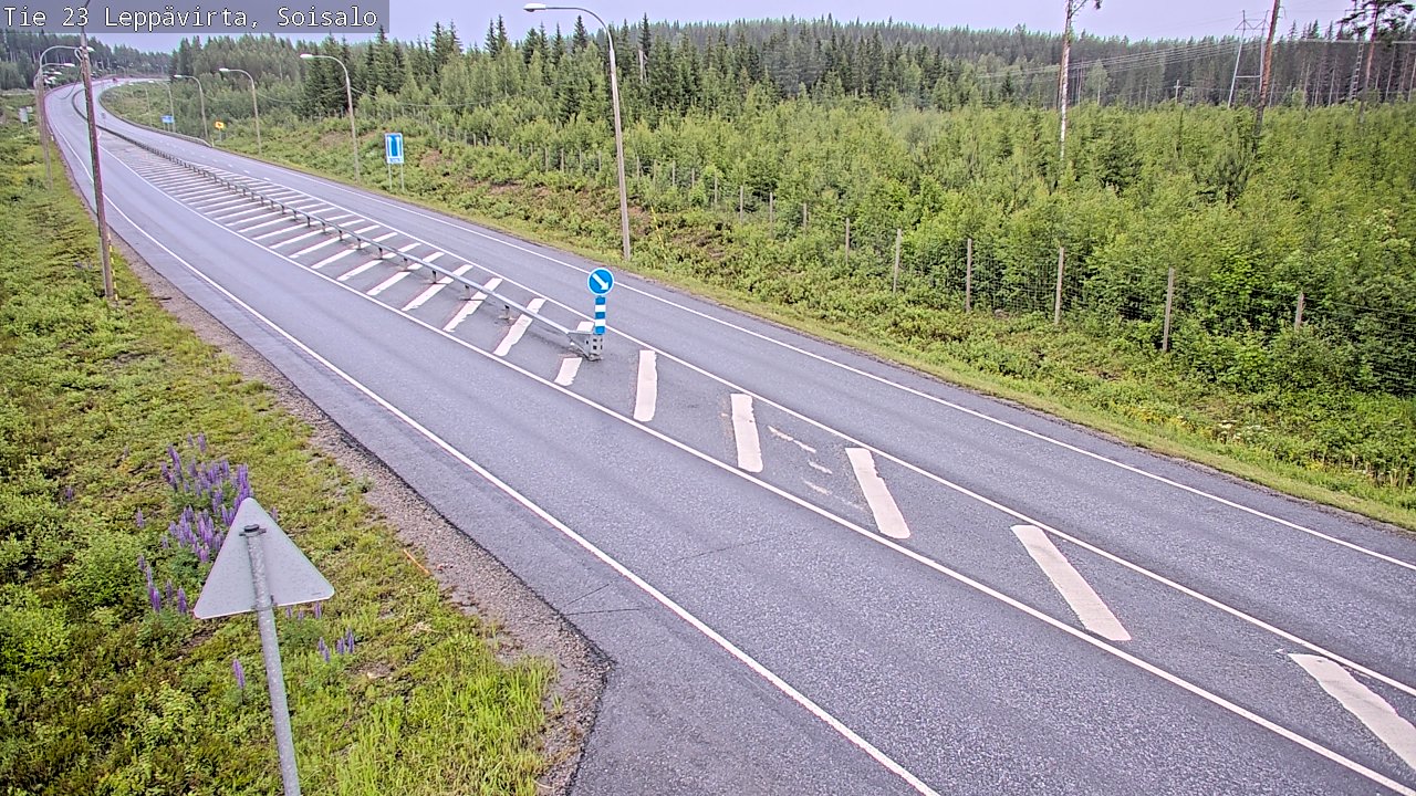 Kelikamerat Kuva Tie 23 Leppävirta, Soisalo, Leppävirta, Pohjois-Savo