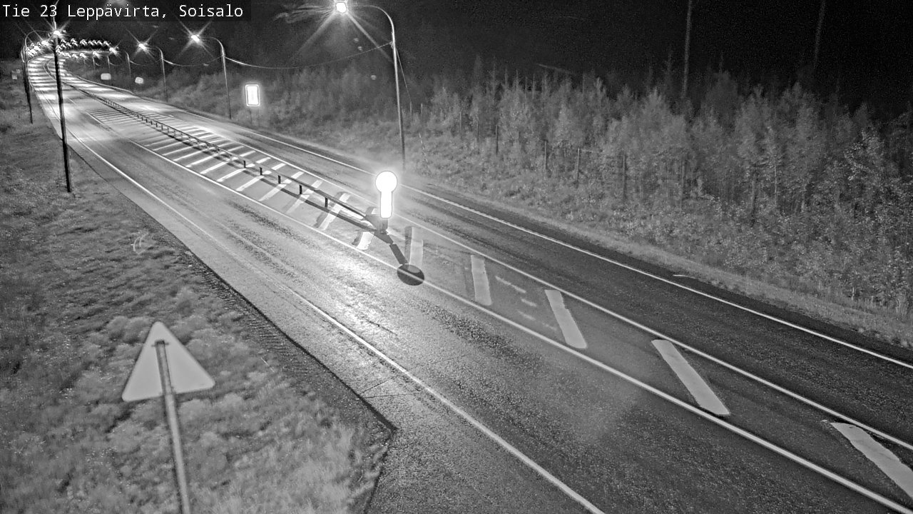 Weather Camera Image Road 23 Leppävirta, Soisalo, Leppävirta, Pohjois-Savo