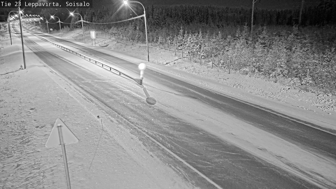 Weather Camera Image Road 23 Leppävirta, Soisalo, Leppävirta, Pohjois-Savo
