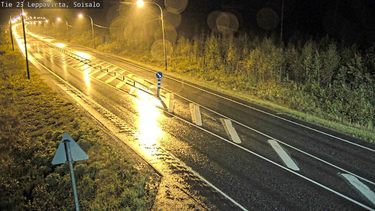 Weather Camera Image Road 23 Leppävirta, Soisalo, Leppävirta, Pohjois-Savo