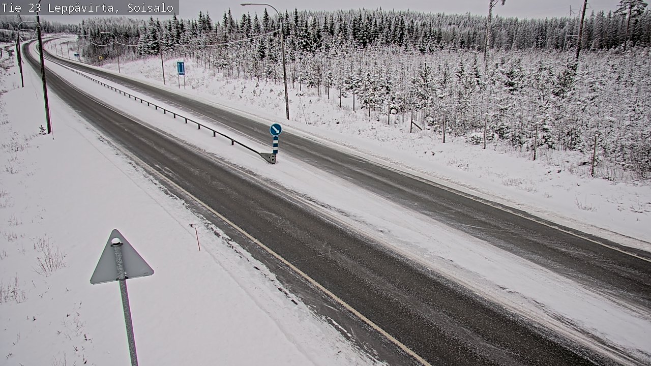 Weather Camera Image Road 23 Leppävirta, Soisalo, Leppävirta, Pohjois-Savo