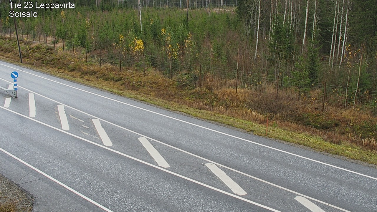 Weather Camera Image Väg 23 Leppävirta, Soisalo, Leppävirta, Pohjois-Savo
