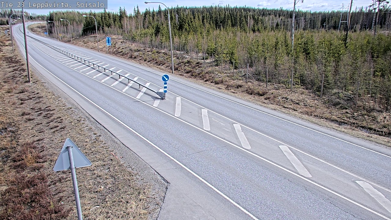 Weather Camera Image Väg 23 Leppävirta, Soisalo, Leppävirta, Pohjois-Savo