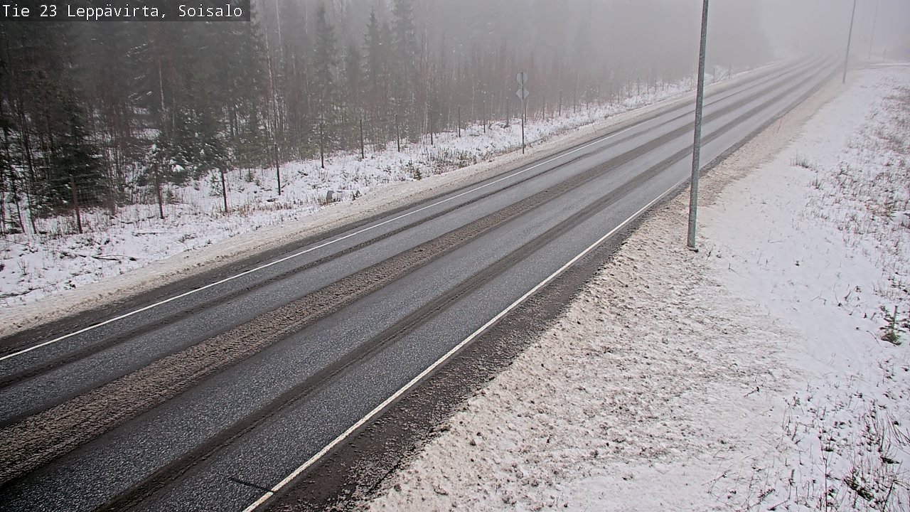 Weather Camera Image Road 23 Leppävirta, Soisalo, Leppävirta, Pohjois-Savo