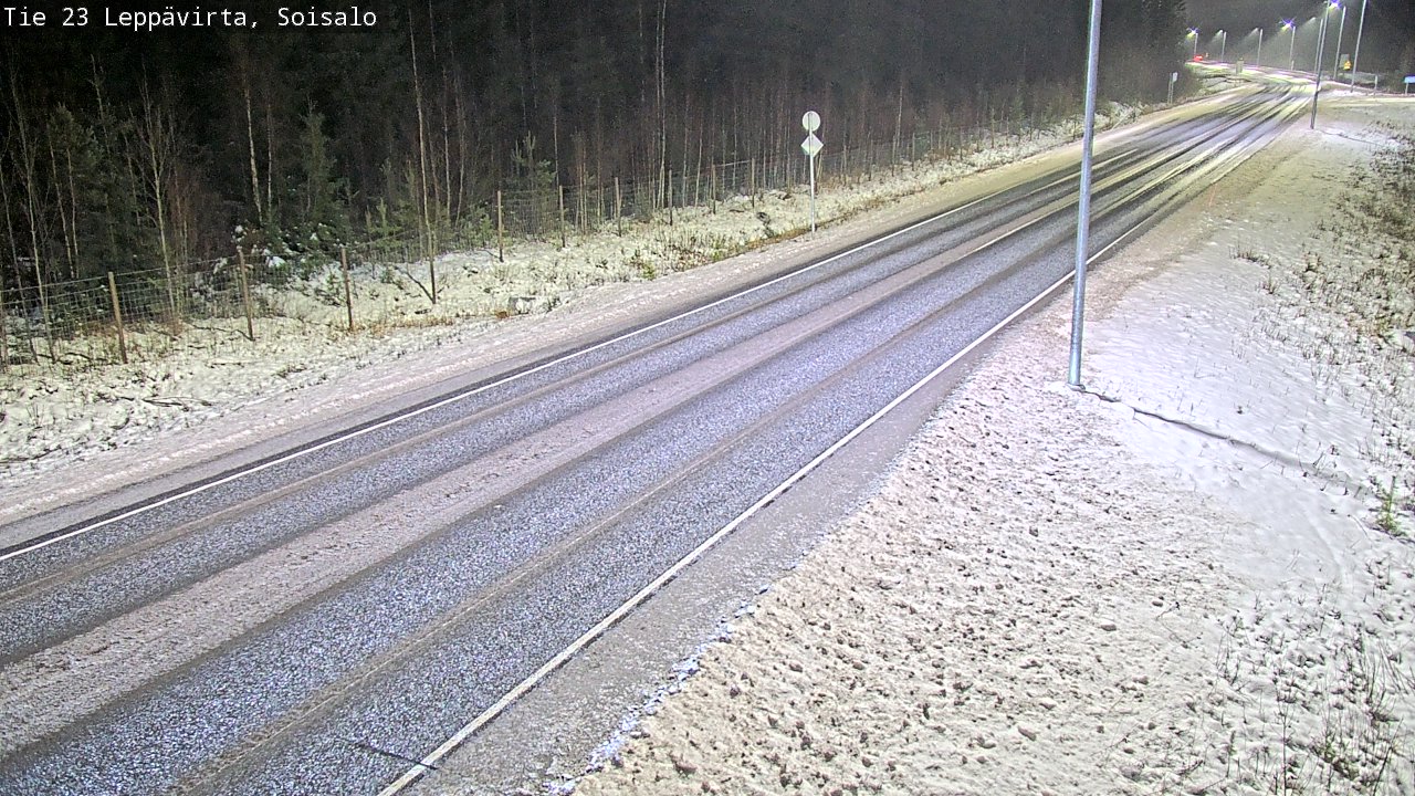 Weather Camera Image Road 23 Leppävirta, Soisalo, Leppävirta, Pohjois-Savo