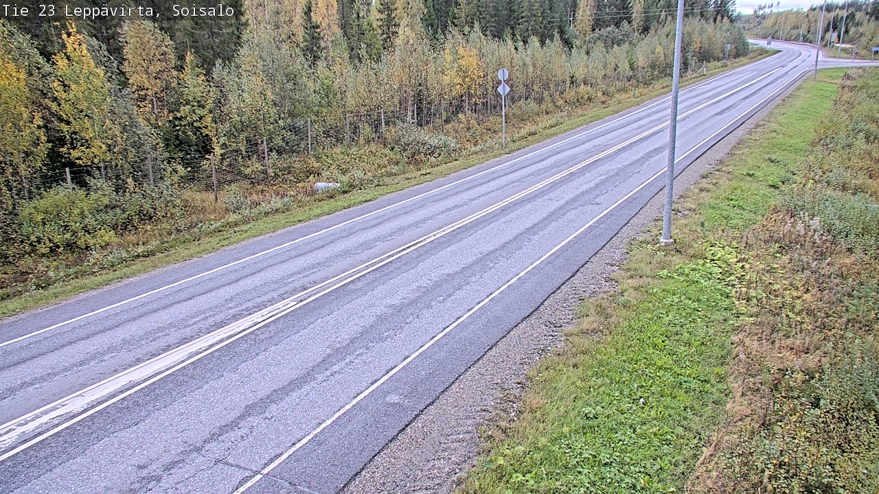 Weather Camera Image Road 23 Leppävirta, Soisalo, Leppävirta, Pohjois-Savo